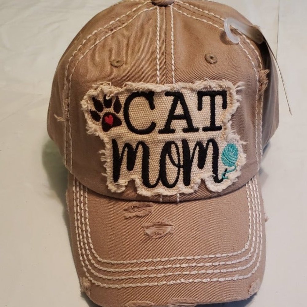 KB "Cat Mom" Cap (Khaki)